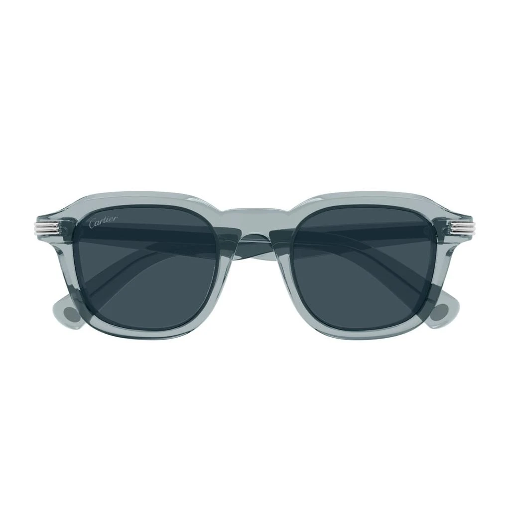 Cartier Eyewear Cartierct0536s Première De Cartier 004 Light Blue Sunglasses 1