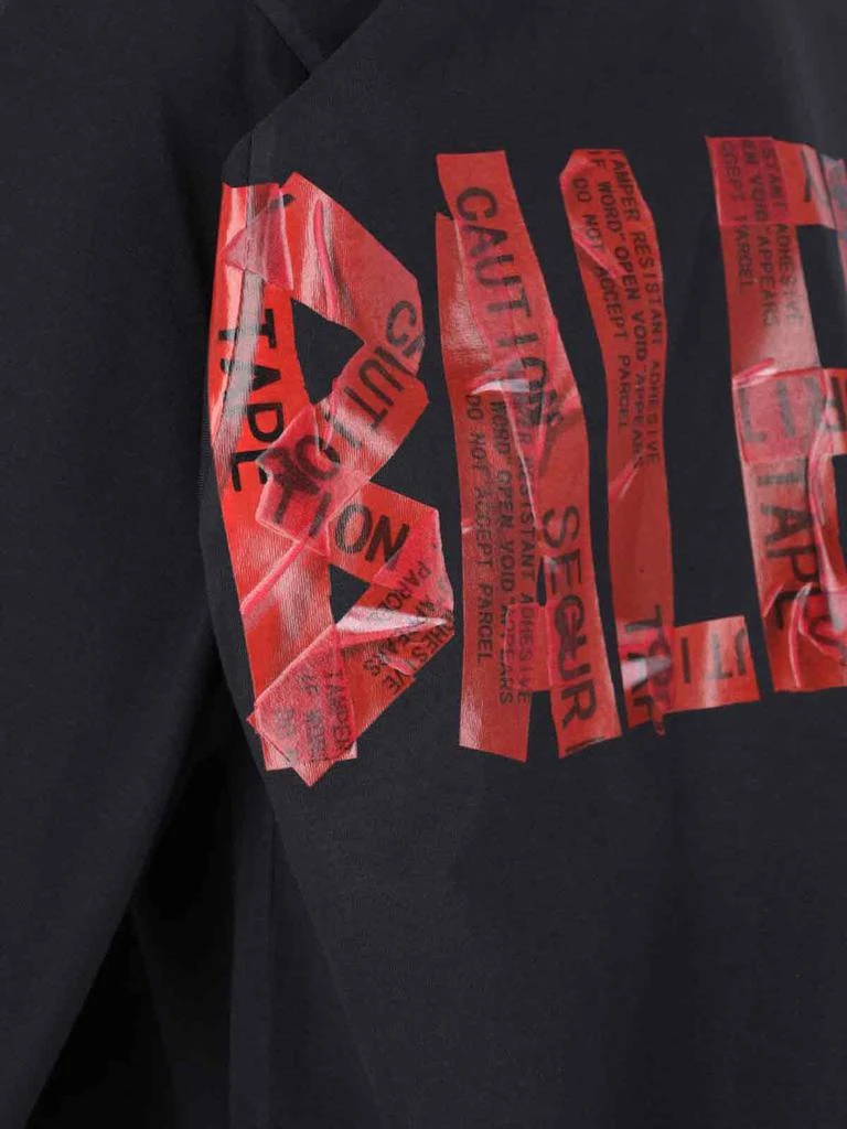 Balenciaga Balenciaga Logo-Tape Long-Sleeved T-Shirt 4