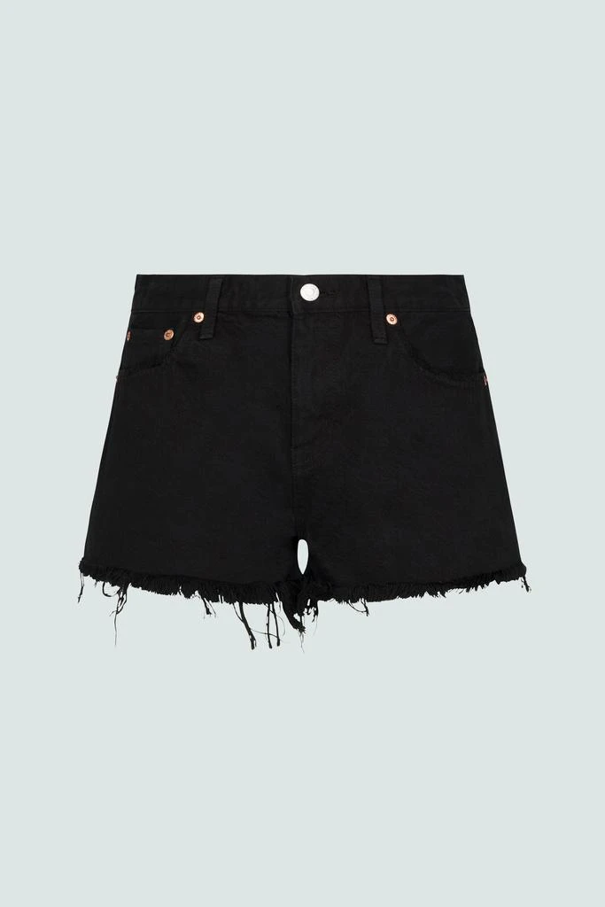 Pistola Denim Gigi Low Rise Short - Black Overdye 6