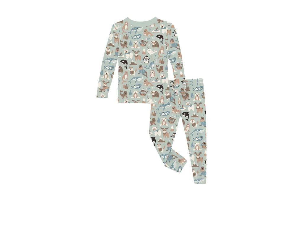 KicKee Pants Print Long Sleeve Pajama Set (Toddler/Little Kids/Big Kids) 1