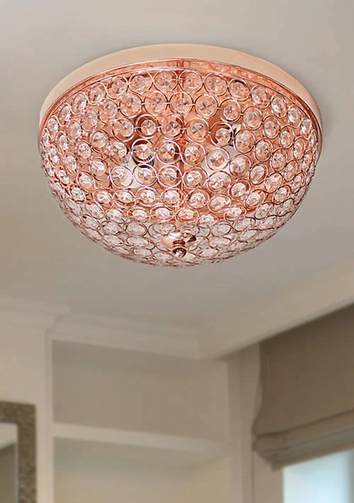 Elegant Designs Designs 2 Light Elipse Ceiling Light Pack 3