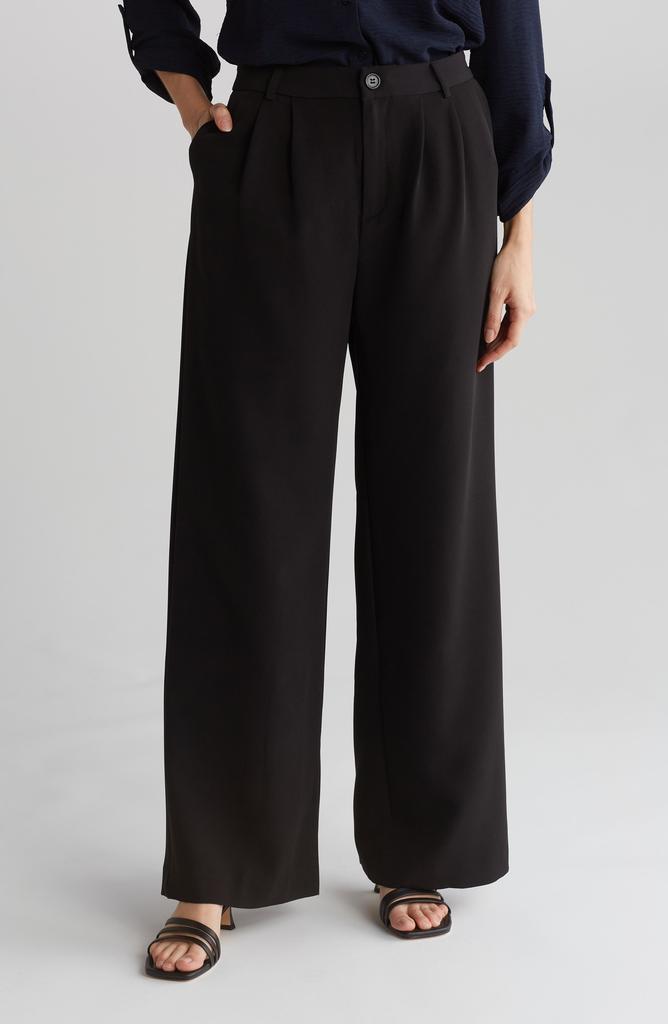 Laundry by Shelli Segal Belle Crepe Wide Leg Pants