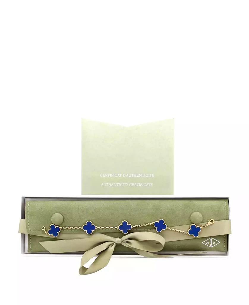 Pre-Owned Van Cleef 
Arpels Vintage Alhambra 5 Motifs Bracelet 2