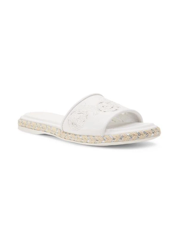 Karl Lagerfeld Paris Ceala Leather Flat Sandals 2