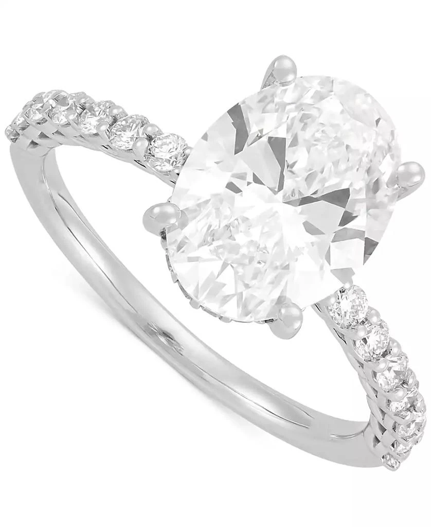 Grown With Love Certified Lab Grown Diamond Engagement Ring (3-1/2 ct. t.w.) in 14k White Gold 1