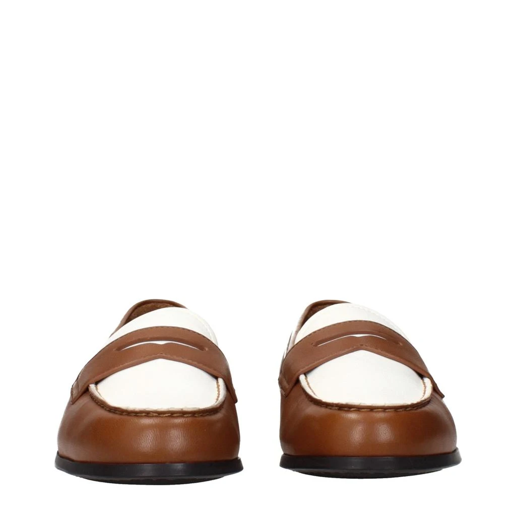 Church\'s Brown Leather Slip-On Loafers Church main image 4