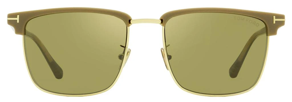 Tom Ford Men's Hudson-02 Sunglasses TF997H 52L Matte Tan/Gold 55mm 2