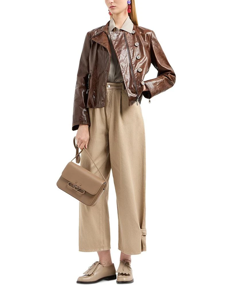 Emporio Armani Leather Moto Jacket 2