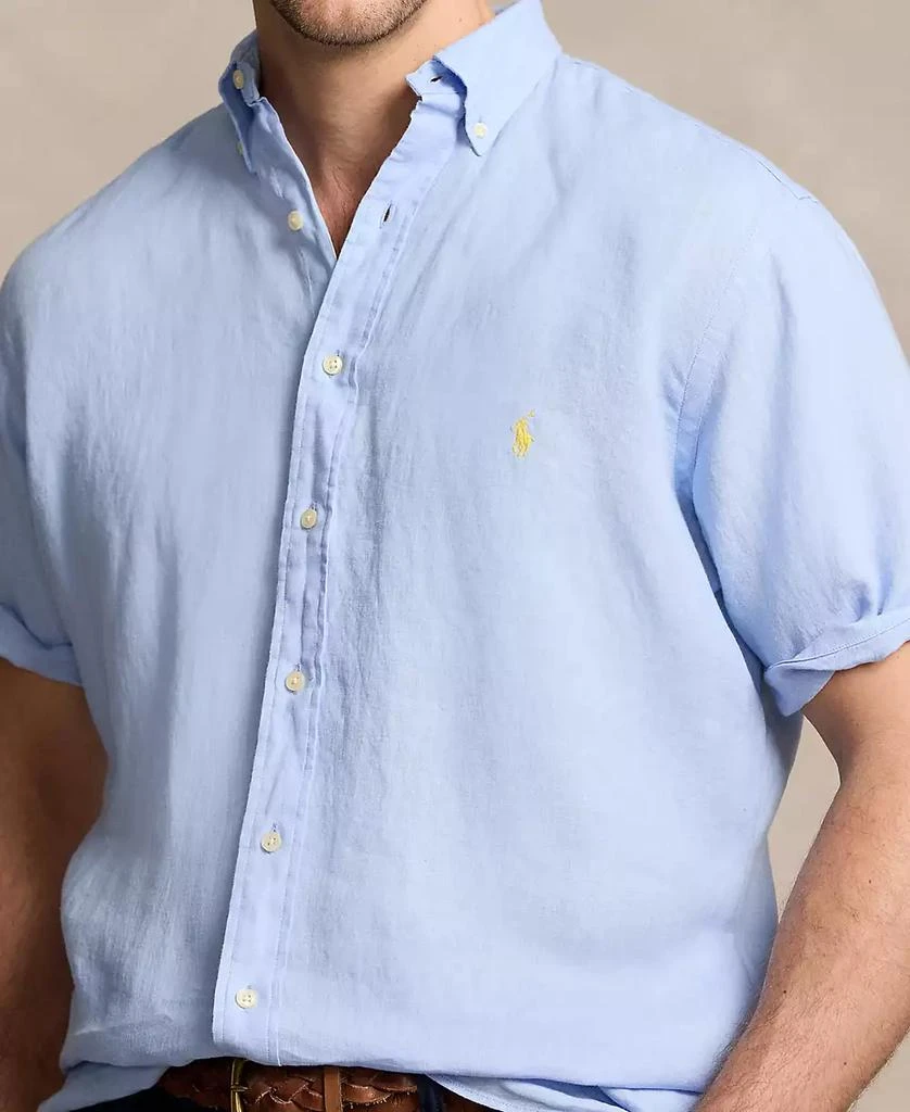 Ralph Lauren Men's Relaxed-Fit Solid Button-Down Linen Shirt 3