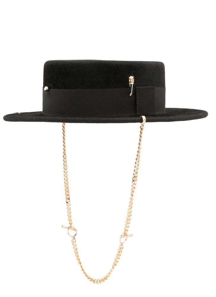 Ruslan Baginskiy Ruslan Baginskiy Chain Detail Boater Hat