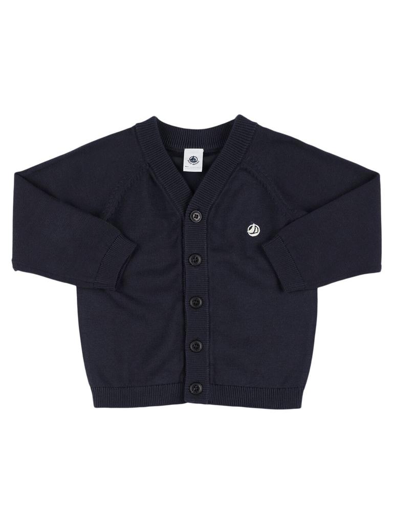 PETIT BATEAU Cotton Knit Cardigan