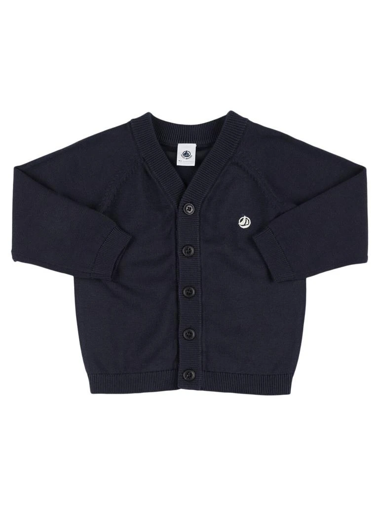 PETIT BATEAU Cotton Knit Cardigan 1