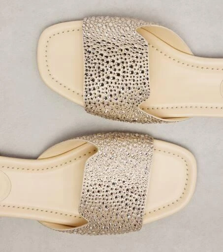 Jimmy Choo Dina embellished satin slides 5