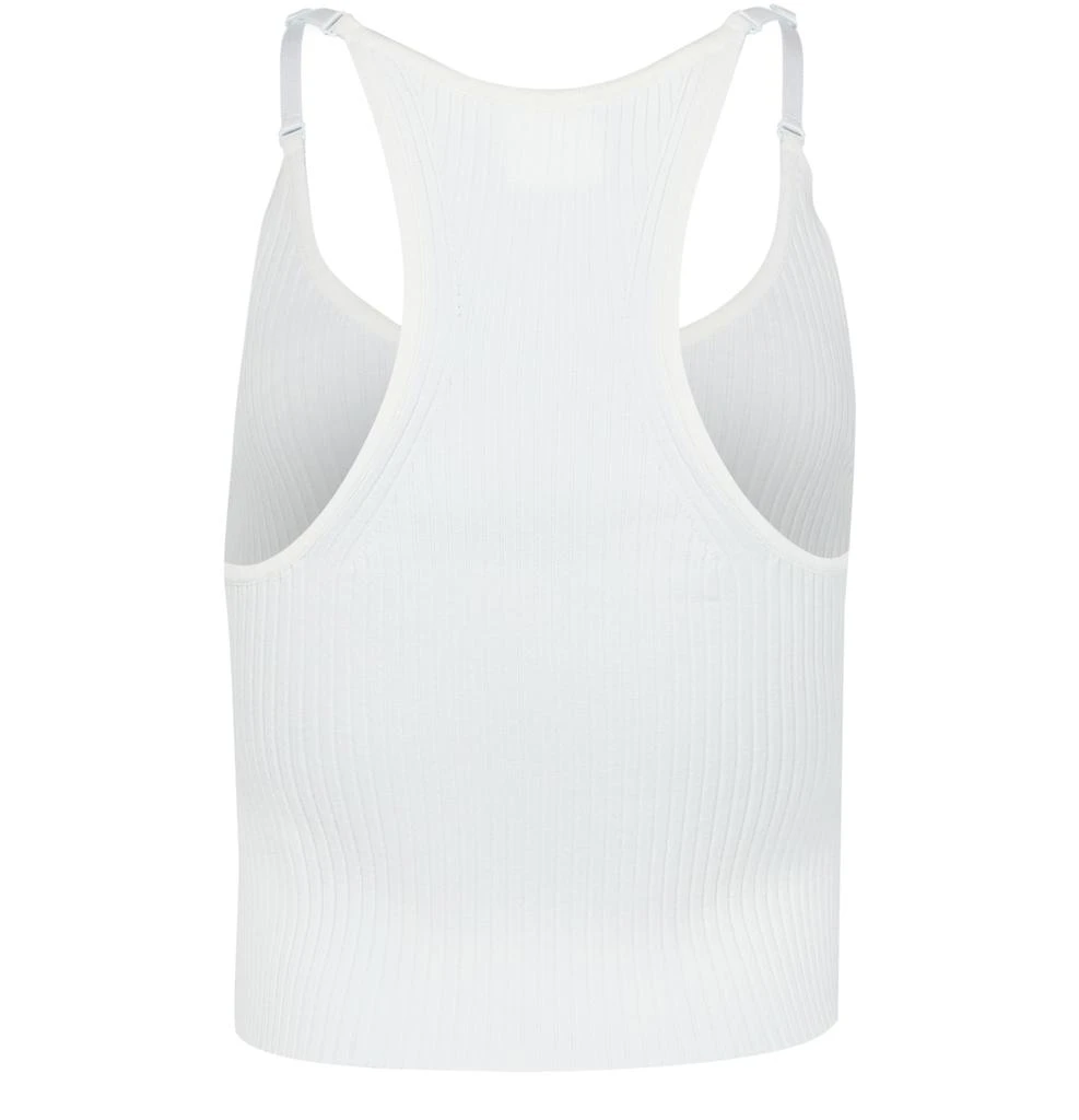 courreges Knitted Scuba vest top 3