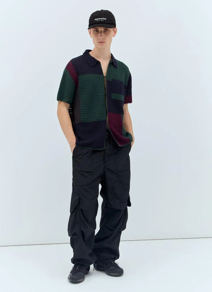 thisisneverthat Thisisneverthat® Patchwork Crochet Shirt 4