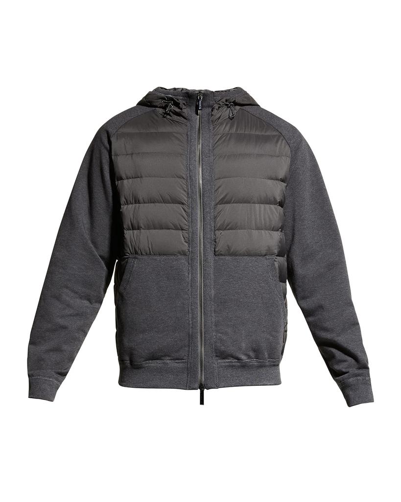 MooRER Men's Padded Knit Track Jacket