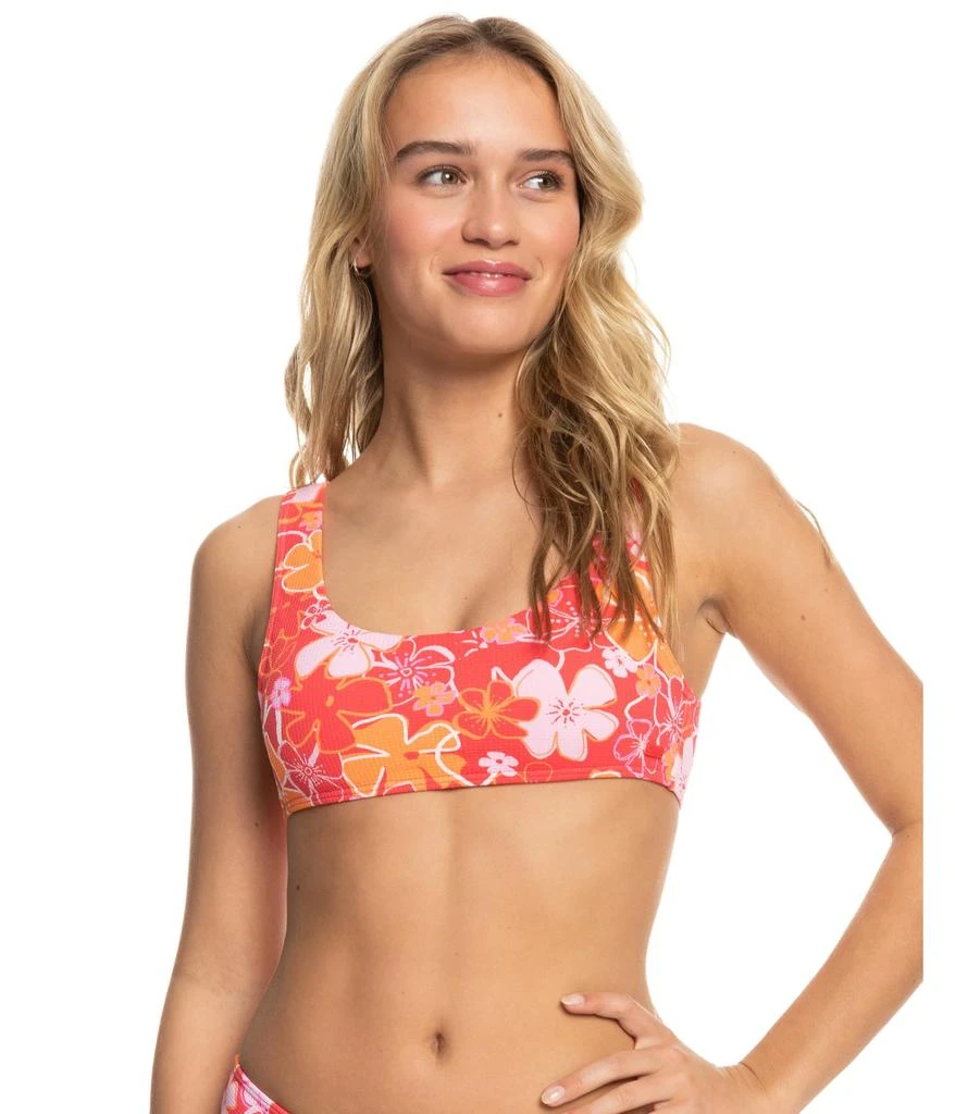 Roxy Meadow Flowers Bralette Bikini Top 1