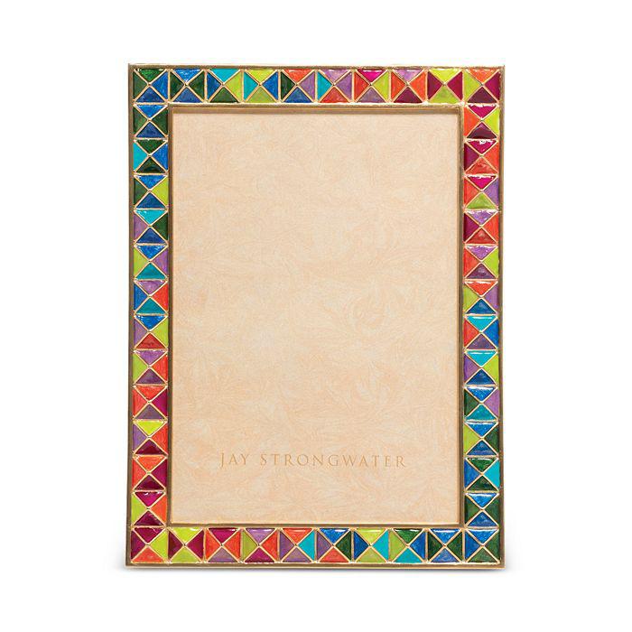 Jay Strongwater Pyramid 5" x 7" Frame