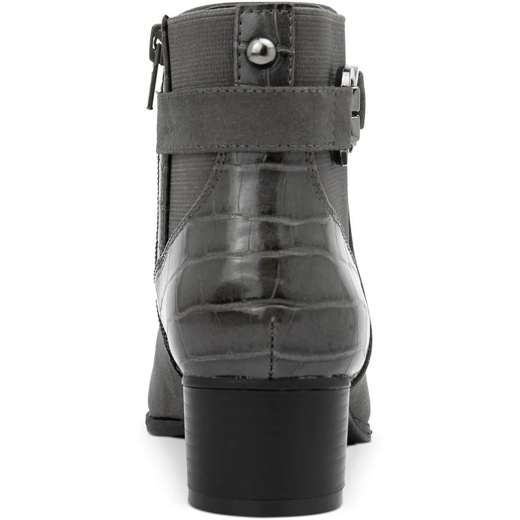 Karen Scott Nadine Womens Faux Leather Ankle Ankle Boots 3