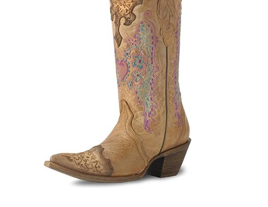 Corral Boots Corral - Women's Dancing Dolly Pointed Toe Ankle Boots