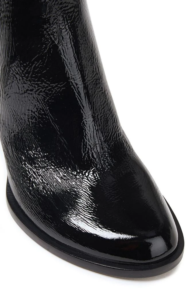 ANN DEMEULEMEESTER Crinkled patent-leather ankle boots 4
