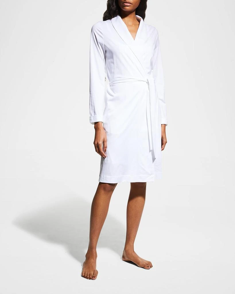 Hanro Cotton Jersey Short Robe 2