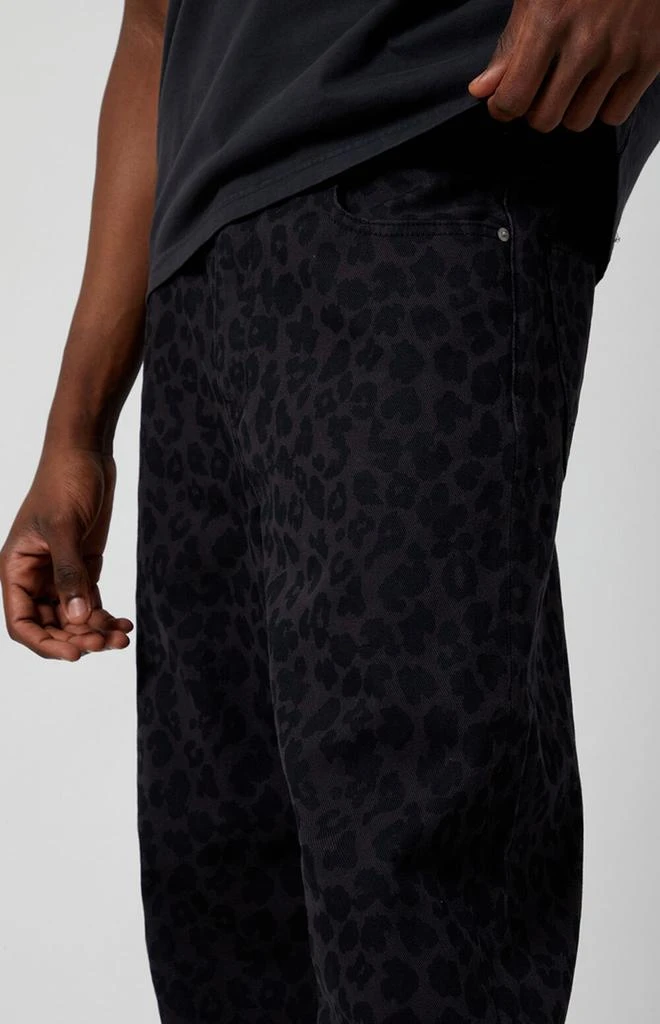 PacSun Blake Extreme Baggy Jeans Leopard 5