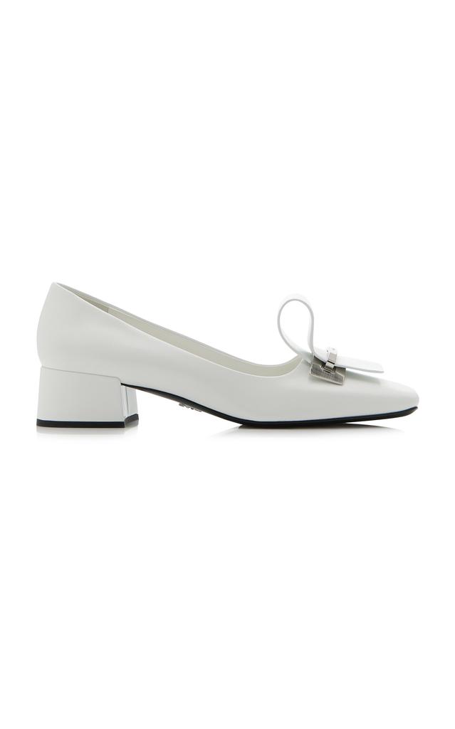 Prada Prada - Leather Pumps - White - IT 38 - Moda Operandi