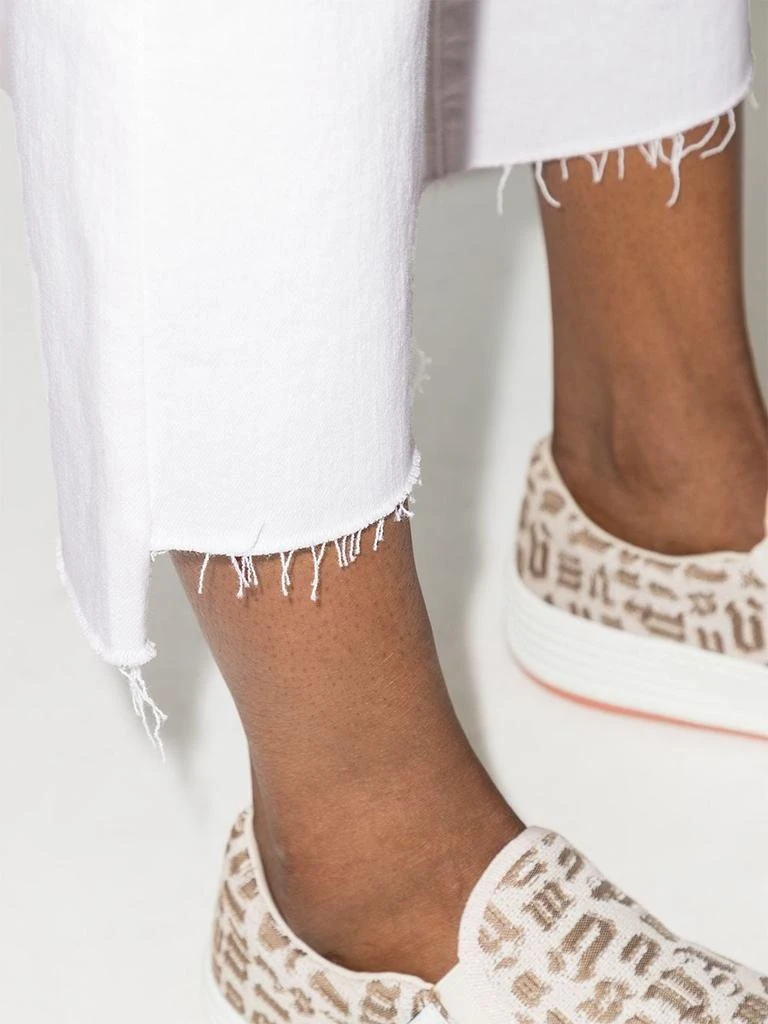 MOTHER INSIDER CROP STEP FRAY DENIM JEANS 4