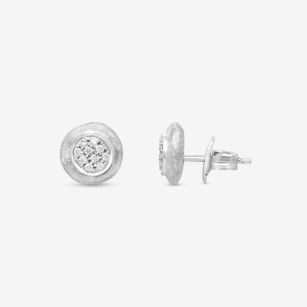 Marco Bicego Marco Bicego Jaipur Link 18K White Gold Diamond Stud Earrings OB1377_B_W_02 3