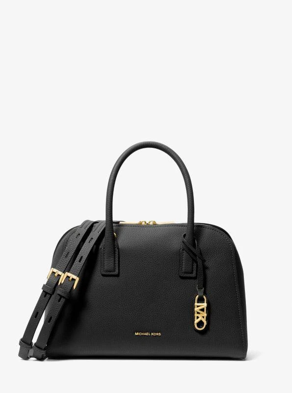 Michael Kors Ashton Medium Pebbled Leather Satchel 1