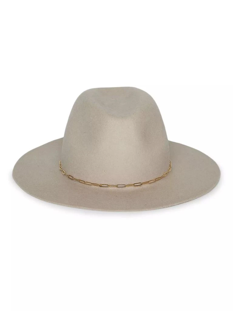 Hat Attack Harper Chain-Link Wool Fedora 2