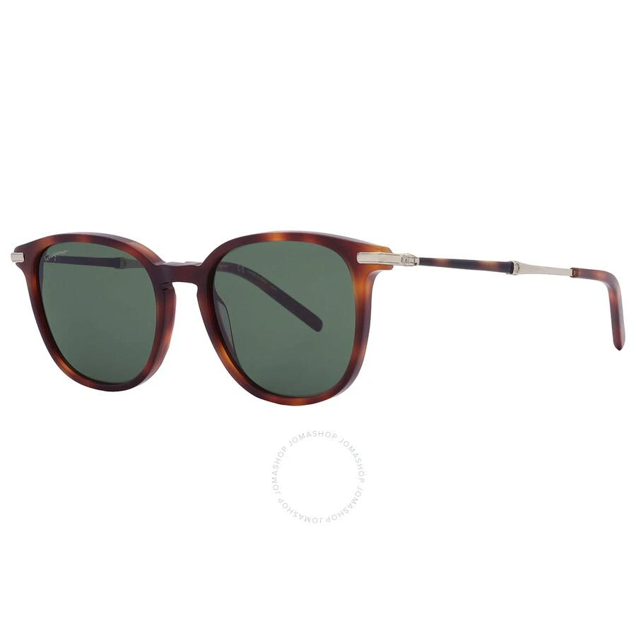 Salvatore Ferragamo Salvatore Ferragamo Green Square Men's Sunglasses SF1015S 214 52 2