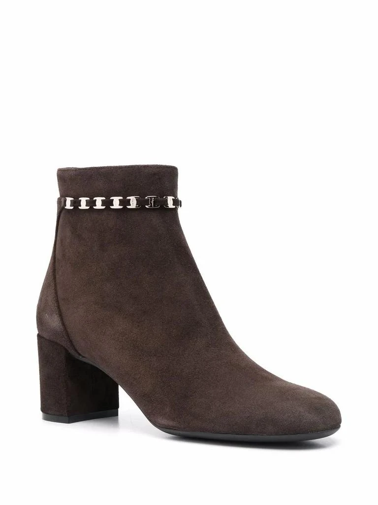 Salvatore Ferragamo Ferragamo Ghila Suede Ankle Boots 3