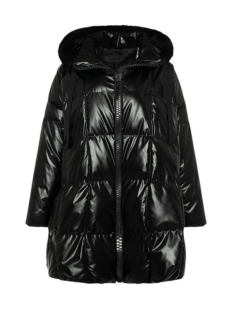 Gorski Quilted Parka with Shearling Lamb Trim 1