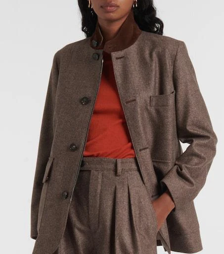 Loro Piana Wool and cashmere jacket 6