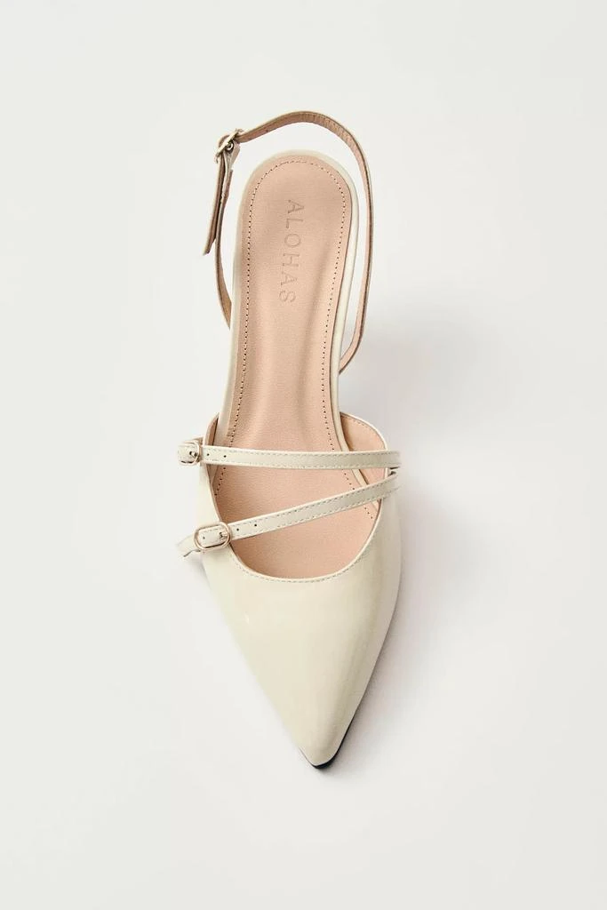 ALOHAS ALOHAS Joelle Leather Kitten Heel 3