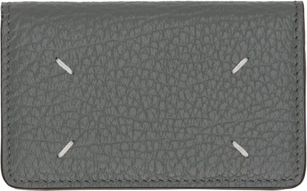 Shop Maison Margiela Logo-Printed Neck-Strap Cardholder on