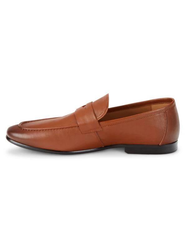 Saks Fifth Avenue Miguel Leather Penny Loafers 4