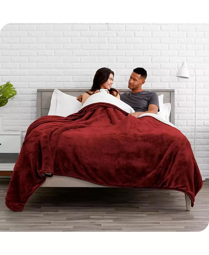 Bare Home Fleece Sherpa Blanket 6