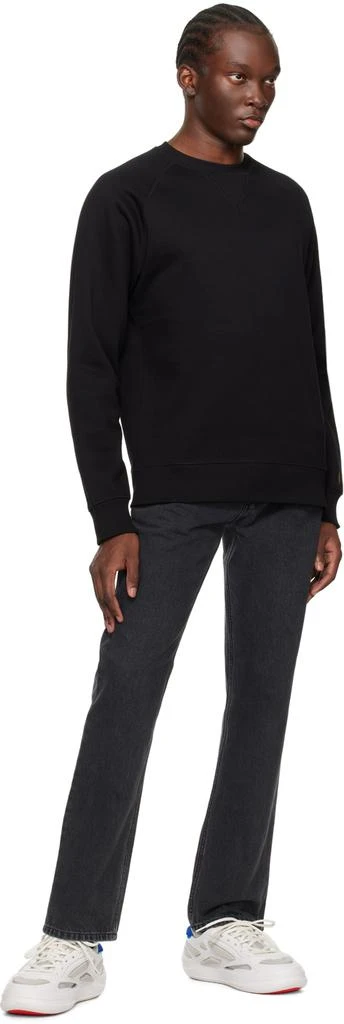 Carhartt WIP Black Chase Sweatshirt 4