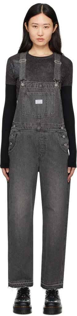 Levi's Black  Vintage Denim Overalls 1