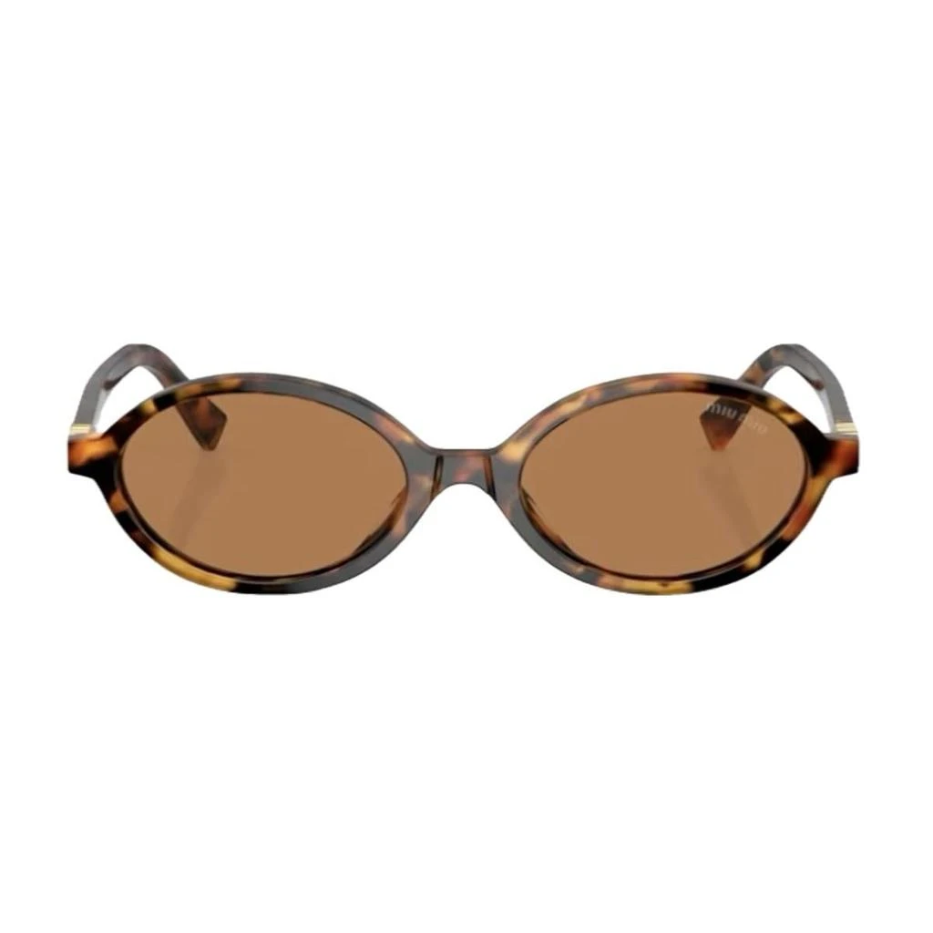 Miu Miu 0Mu B02s Miu Regard Vintage-Inspired Oversized Round Sunglasses - NWT Miu Miu 0MU B02S Miu Regard Woman sunglasses | OtticaLucciola main image 4