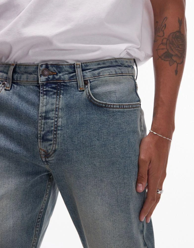 Topman Topman slim jeans in tinted light blue 2