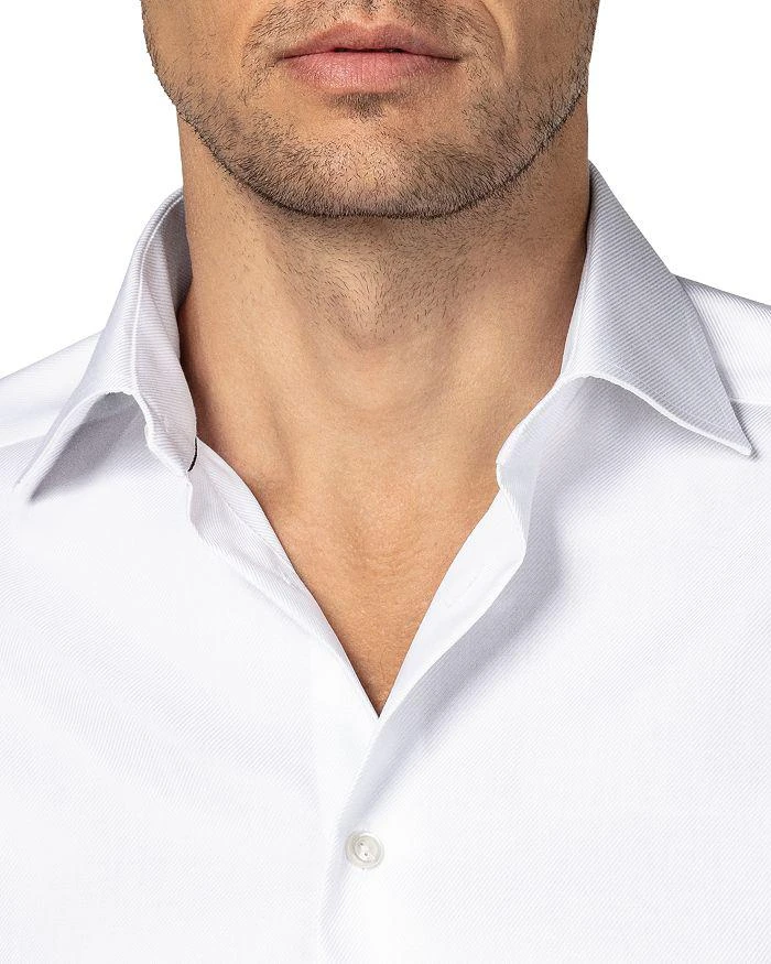 Eton Contemporary Fit Diagonal Weave Shirt 3