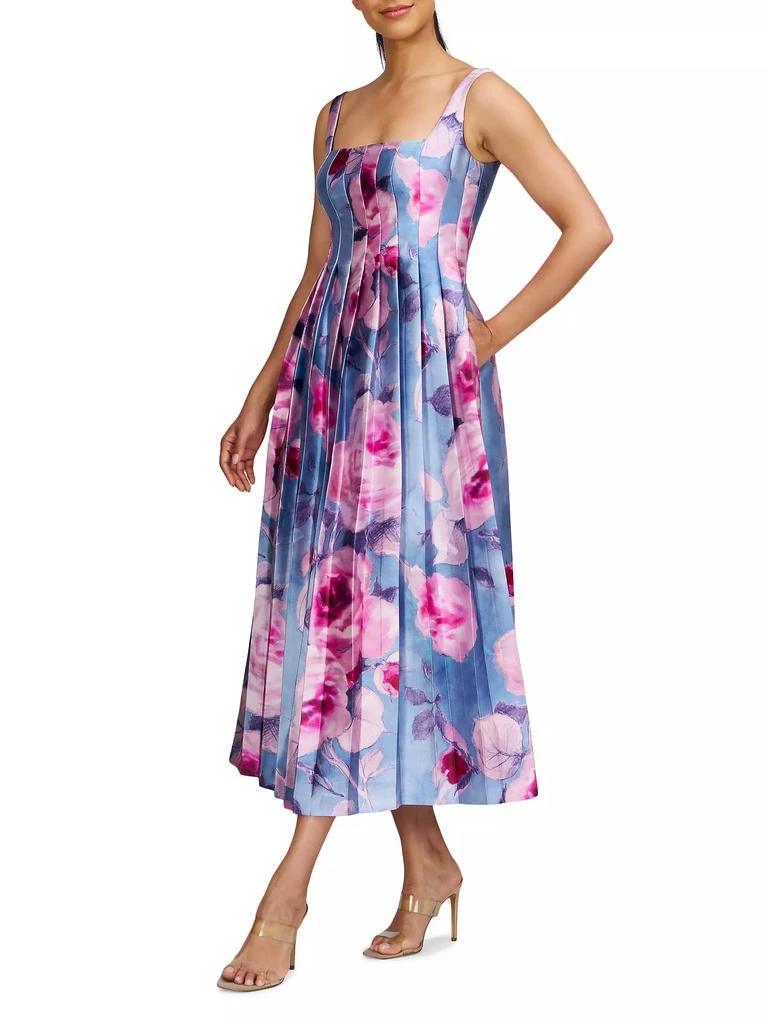 Kay Unger Maeve Rose Seamed Cocktail Dress 3