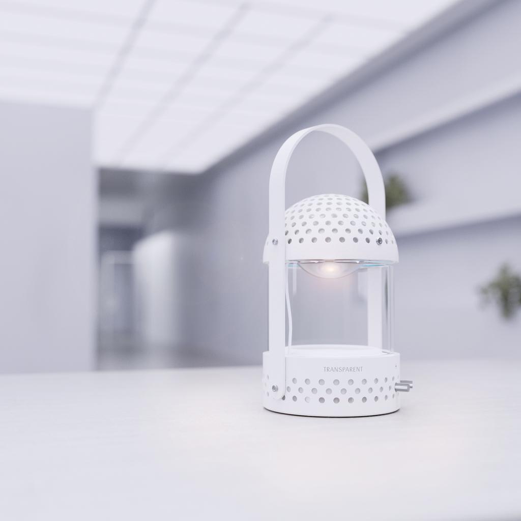 Transparent Light Speaker - White