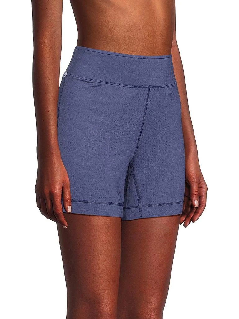 Zero Restriction Izzy Micro-Dot Front-Zip Minidress 6
