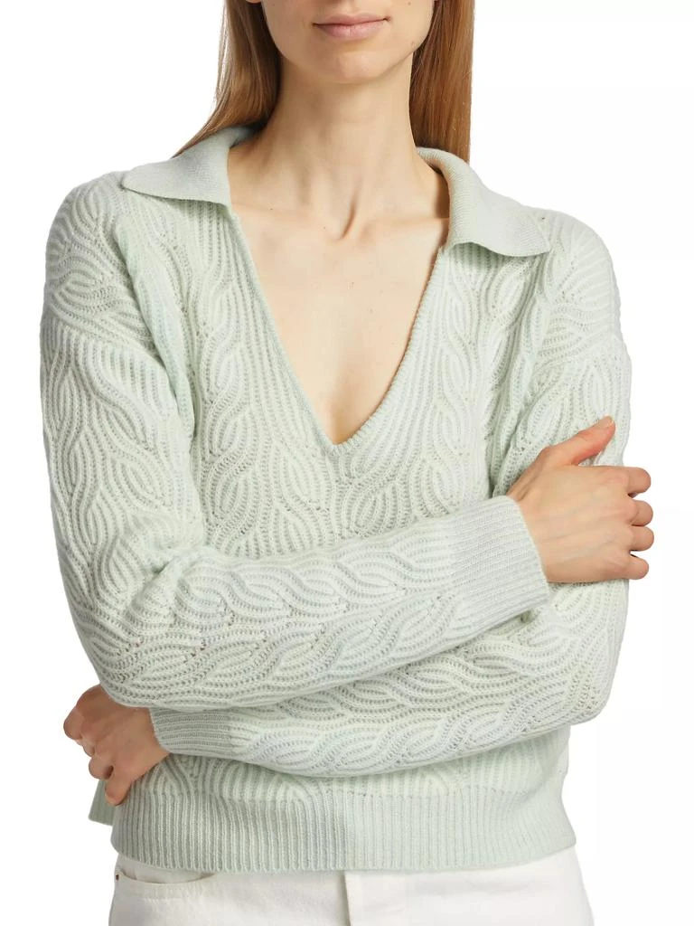 Naadam Wool & Cashmere V-Neck Sweater 6