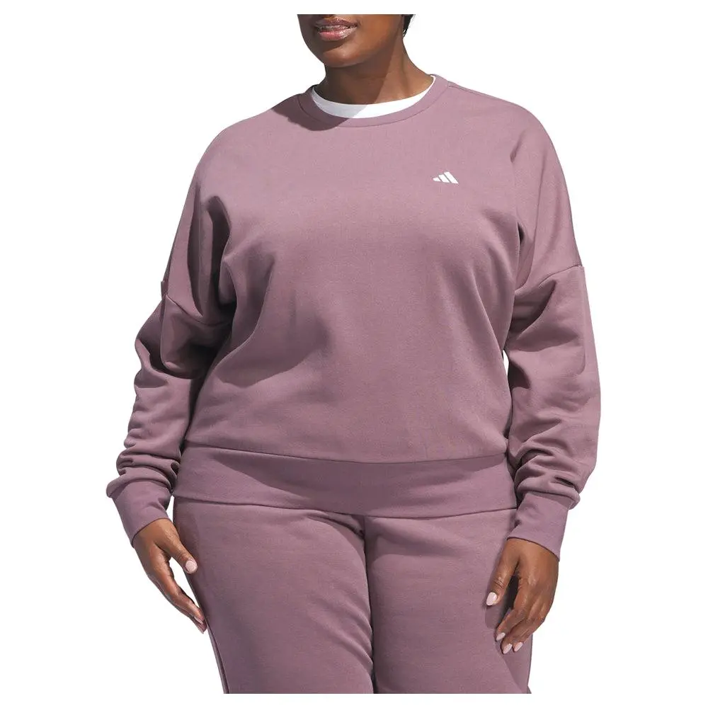 Adidas Logo Crew Neck Sweatshirt (Plus)